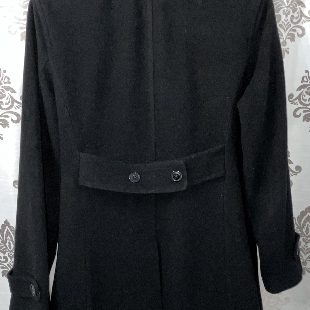 Croft & Barrow Classic Black Pea Coat - Picture 4 of 8